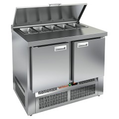 Стол для салатов HICOLD SLE1-11SN (1/3) с крышкой