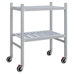 Стеллаж-тележка мобильный POLAIR LOAD.ME.MOBILE POLY МР11.2.40.08 400х1100х800 мм
