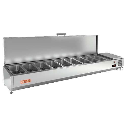 Витрина холодильная HICOLD VRTU 1970 к PZE3 (1/4)