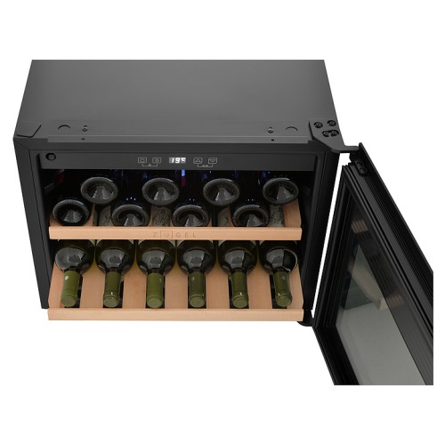 Винный шкаф Zugel ZCWI280B черный