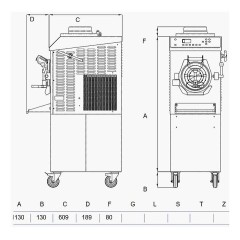 Фризер-пастеризатор для мороженого STAF59 RHS4/30 A