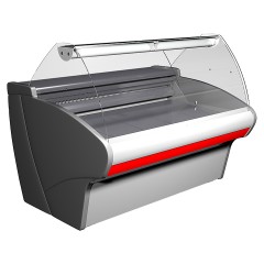 Витрина холодильная Carboma Bavaria G110 SM 2,5-1 (ВХС-2,5 Bavaria G110) (статика, с боковинами)