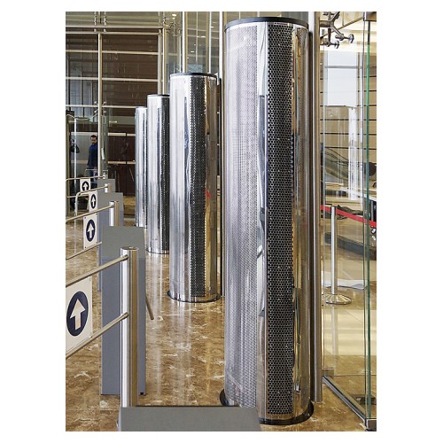 Воздушная завеса Тепломаш Колонна КЭВ-115П6145W (нерж. сталь) глянцевая