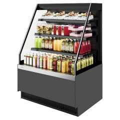 Витрина кондитерская Chilz VETE II KUB OF 90 серый матовый, шлифованная нержавейка