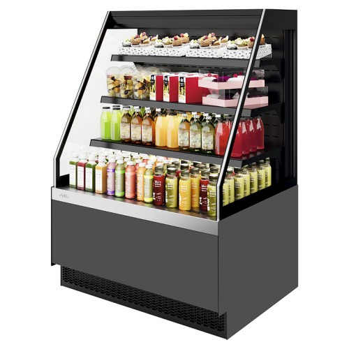 Витрина кондитерская Chilz VETE II KUB OF 90 серый матовый, шлифованная нержавейка