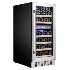 Винный шкаф Temptech Premium WPQ38DCS нерж. сталь