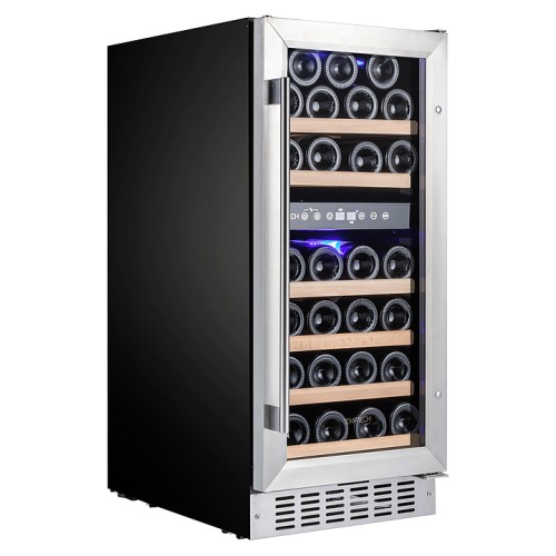 Винный шкаф Temptech Premium WPQ38DCS нерж. сталь