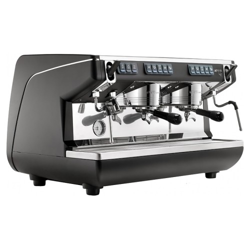 Кофемашина автоматическая Nuova Simonelli Appia Life 2gr V 220V black+low groups+economizer
