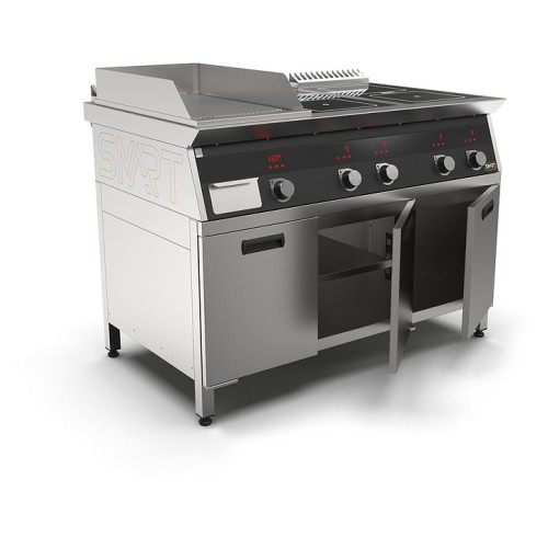 Плита индукционная комбинированная SMART INDUCTION K96-35RKB (с грилем)