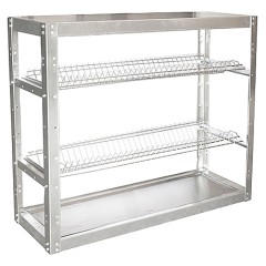 Стеллаж для тарелок ПищТех Стандарт СКТН-2КС-М