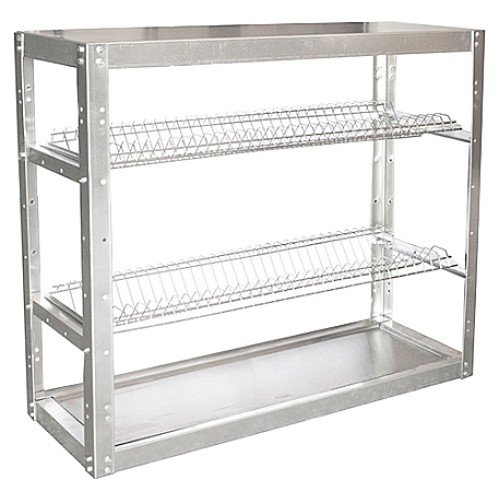 Стеллаж для тарелок ПищТех Стандарт СКТН-2КС-М