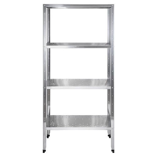 Стеллаж кухонный Luxstahl СРП-1800х600х500 с перфорированными полками