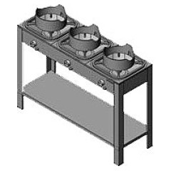 Плита газовая Вулкан KSB03 8157 WOK
