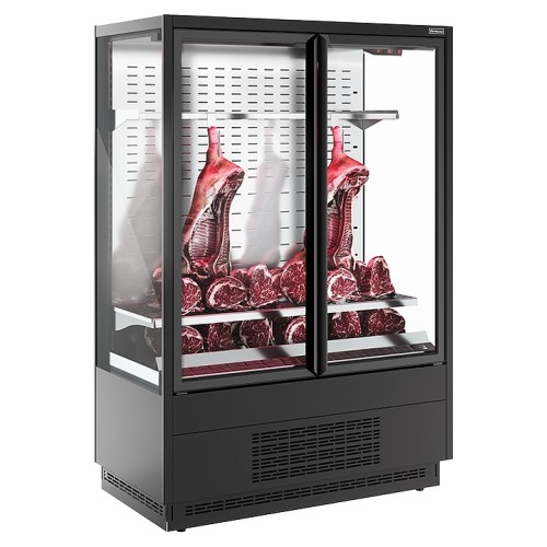 Горка холодильная Carboma FC 20-07 VV 1,3-1 версия 2.0 Standard (фронт X7) 9005-0430