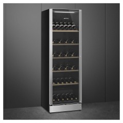 Винный шкаф SMEG SCV115GS (петли слева) нерж. сталь