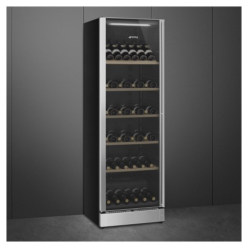 Винный шкаф SMEG SCV115GS (петли слева) нерж. сталь