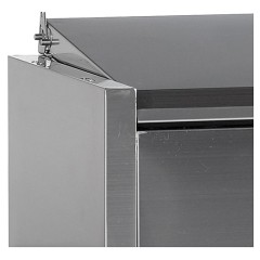 ВИТРИНА ХОЛОДИЛЬНАЯ НАСТОЛЬНАЯ TEFCOLD VK33-180 S/S LID