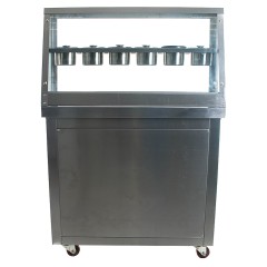 Фризер для жареного мороженого Foodatlas KCB-2F (контейнеры, 2 компрессора)