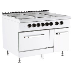 Плита электрическая Вулкан Лайт VP912962E-DOV с духовым шкафом и дверью