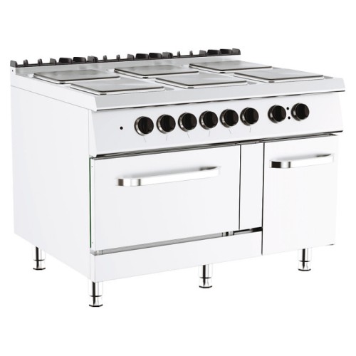 Плита электрическая Вулкан Лайт VP912962E-DOV с духовым шкафом и дверью