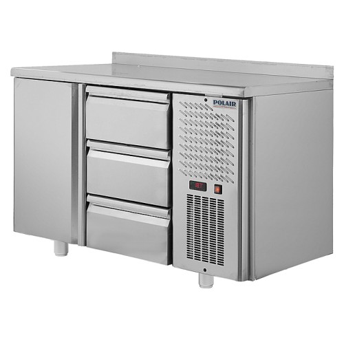 Стол холодильный POLAIR TM2-03-G с бортом