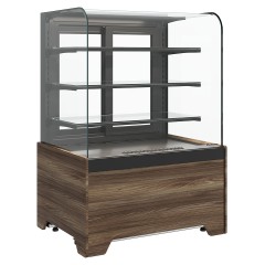 Витрина кондитерская Carboma Radius KR70 VM 0,9-1 Light (Techno 9005)