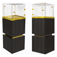 Напольная витрина одного десерта Finist UNO U-6-4