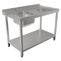 Стол для посудомоечной машины КОБОР СПМ/4-120/70/Л