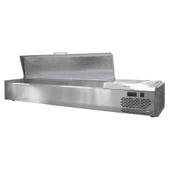 Витрина холодильная Finist ToppingBox НХВкр-8, с крышкой