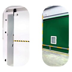 Дверь откатная для холодильной камеры ПРОФХОЛОД ОД ПХ 2200 3200 100 (2200x3200 мм, панель 100 мм)