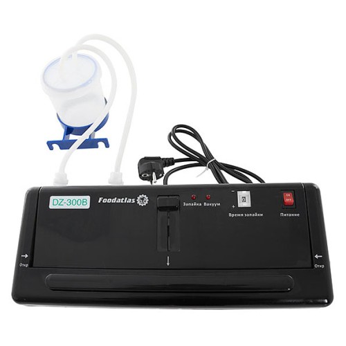 Вакуумный упаковщик продуктов Foodatlas DZ-300B Pro 350x140x90 мм настольный
