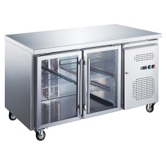 Стол холодильный Tatra TRTGN2 TN G без борта, стеклянные двери