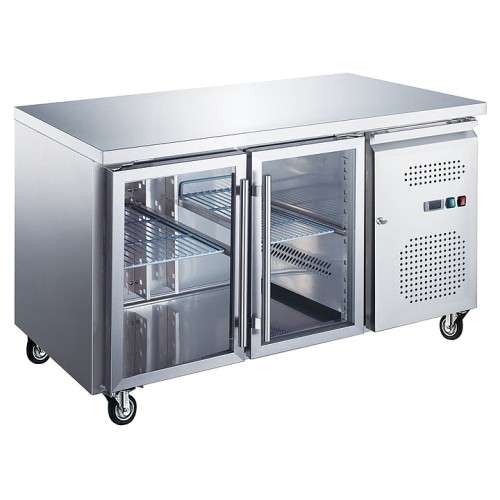 Стол холодильный Tatra TRTGN2 TN G без борта, стеклянные двери