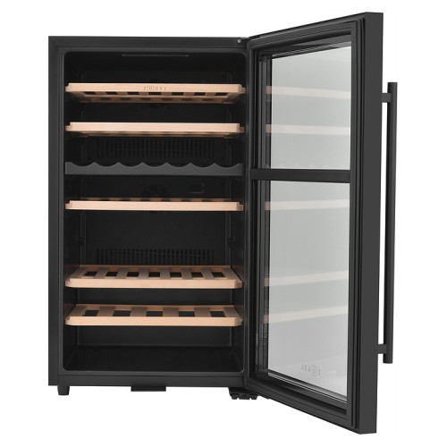 Винный шкаф Zugel ZCWF521DB черный