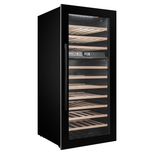 Винный шкаф Temptech Oslo OZ124DB двухзонный черный