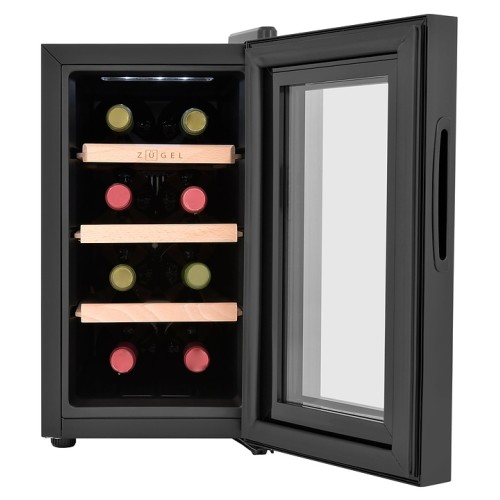 Винный шкаф Zugel ZTWF82B черный