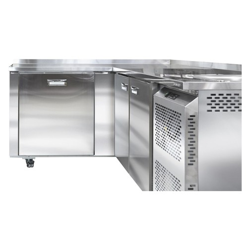 Стол холодильный угловой Finist СХСуг-700-1/3 528 л