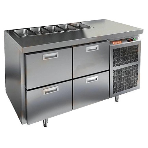 Стол для салатов HICOLD SL1-22SN (1/3) О без крышки (R290)