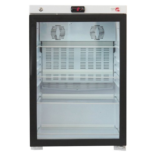 Шкаф холодильный Бирюса B154DNZ черная дверь