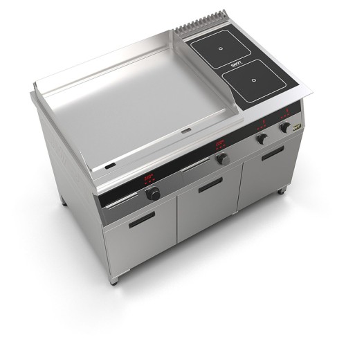 Плита индукционная комбинированная SMART INDUCTION K76-5PPKN (с грилем)