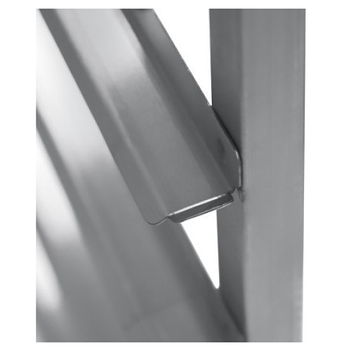 Тележка-шпилька для противней Luxstahl ТШГ-6 (600x400) нерж.