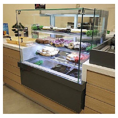 Витрина кондитерская ENTECO MASTER НЕМИГА CUBE ПС PREMIUM 187 ВВ-0,6-3,6-1-5В (встроенный агрегат)