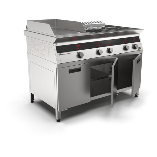 Плита индукционная комбинированная SMART INDUCTION K76-35PKN (с грилем)