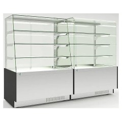 Витрина кондитерская CANARY 900 гнутое стекло