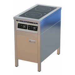 Плита индукционная ЦМИ ПИ-2 (460х850х870 мм) закрытая, распашная дверь