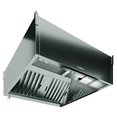 Зонт приточно-вытяжной Restoinox ЗПВПКП-30/08 с подсветкой