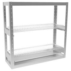 Стеллаж для тарелок ПищТех Стандарт СКТН-2КС-2М