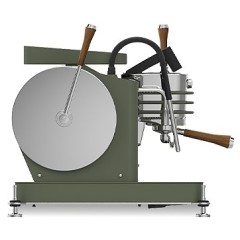 Кофемашина Dalla Corte 1 MC ZERO 3 VOW 400 оливковый хаки, грецкий орех