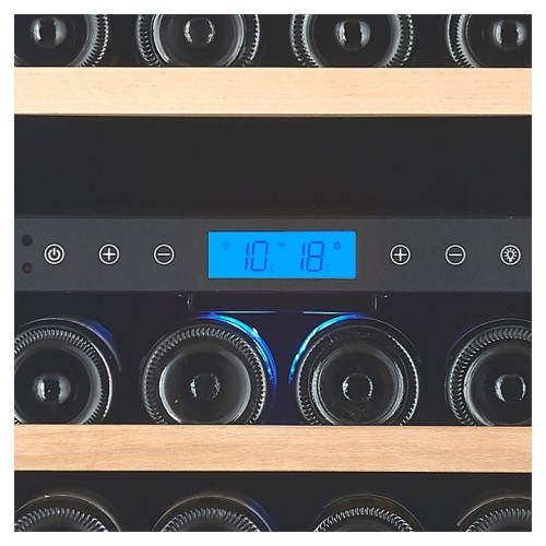 Винный шкаф Cellar Private СP165-2TBH черная дверь со скрытой рукояткой