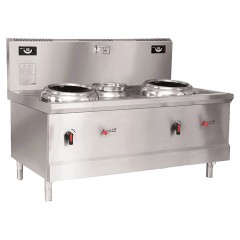 Индукционная WOK станция ECO KITCHEN IND-A0W-B16*2FL